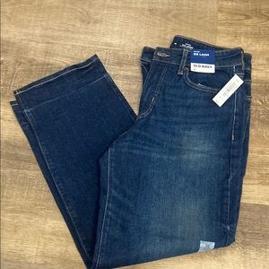 Old Navy Blue Flare Wide Leg Jeans Timeless Style